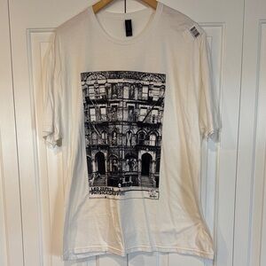 Led Zeppelin Physical Graffiti Graphic Tee - White 2X